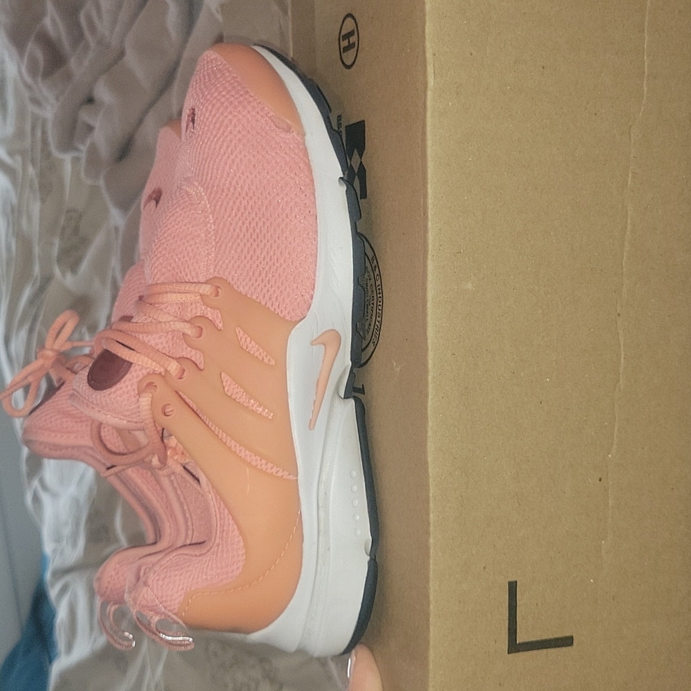 Pink nike sneakers